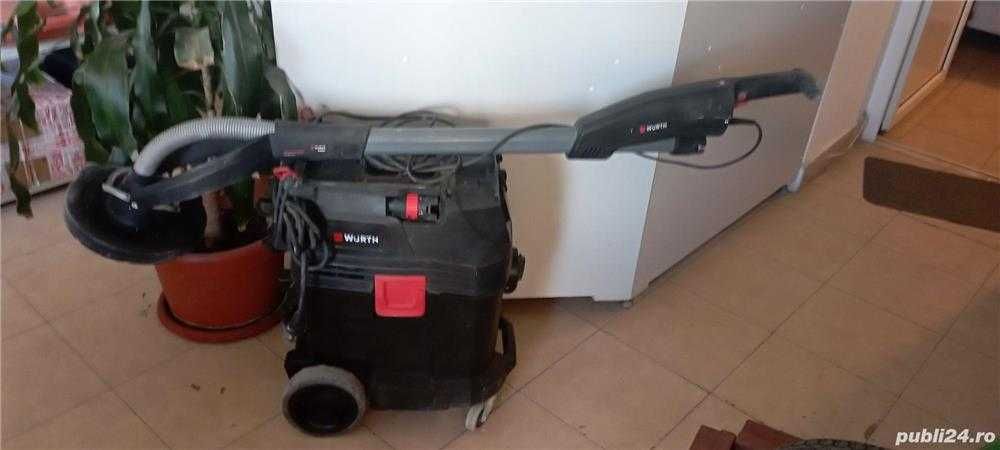 Slefuitor pereti-girafa cu aspirator