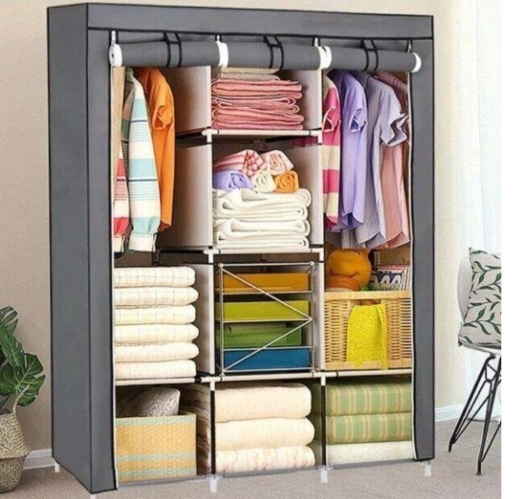 Тканевой шкаф полка для вещей