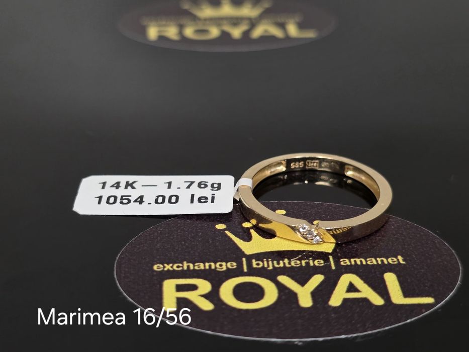 Bijuteria Royal: Inel aur 14k/1.76 gr