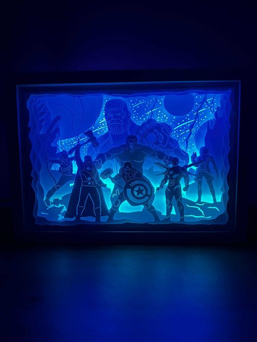 Rame luminoase diverse designuri Avengers, Batman, The witcher etc