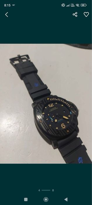 Ceas Barbatesc Luminor Submersible Panerai Carbotech