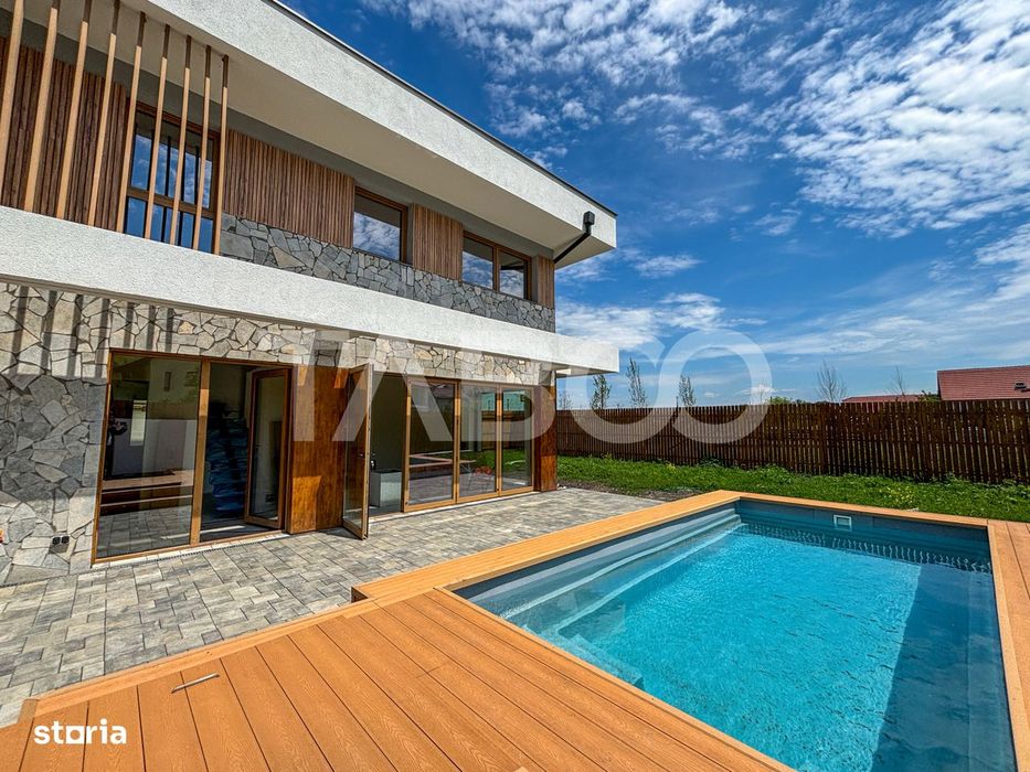 Casa individuala premium in Sannicoara cu piscina si curte generoasa