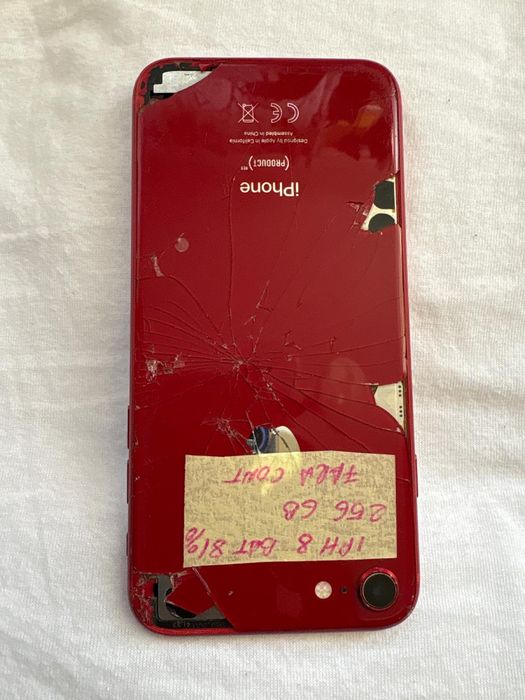 Iphone 8 Red 256gb . Display fisurat