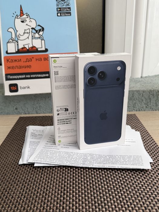 НОВ! 36М ГАР *ЛИЗИНГ* iPhone 17 Pro Max 256Gb Deep Blue