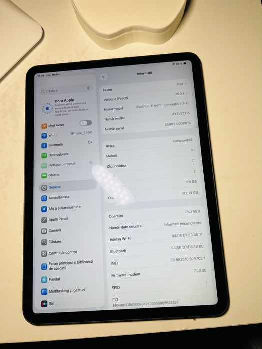 iPad Pro 11 inch Generația 2 – 128 GB