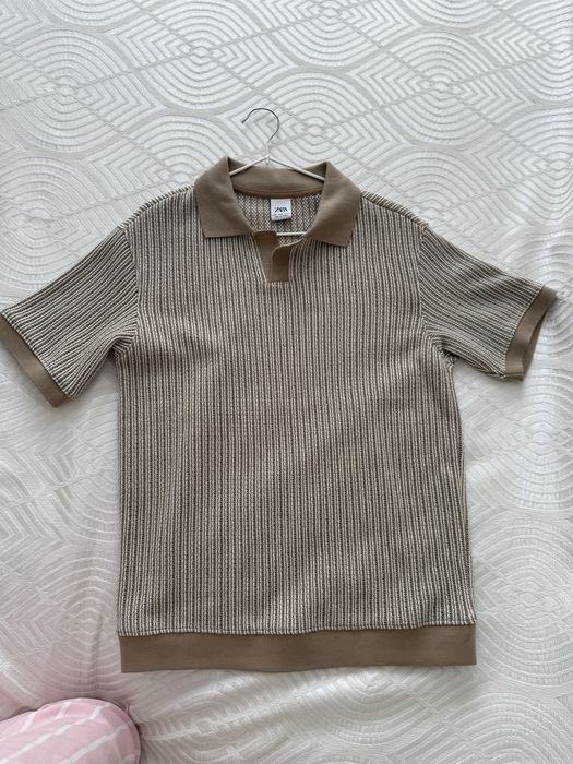 Zara поло футболка