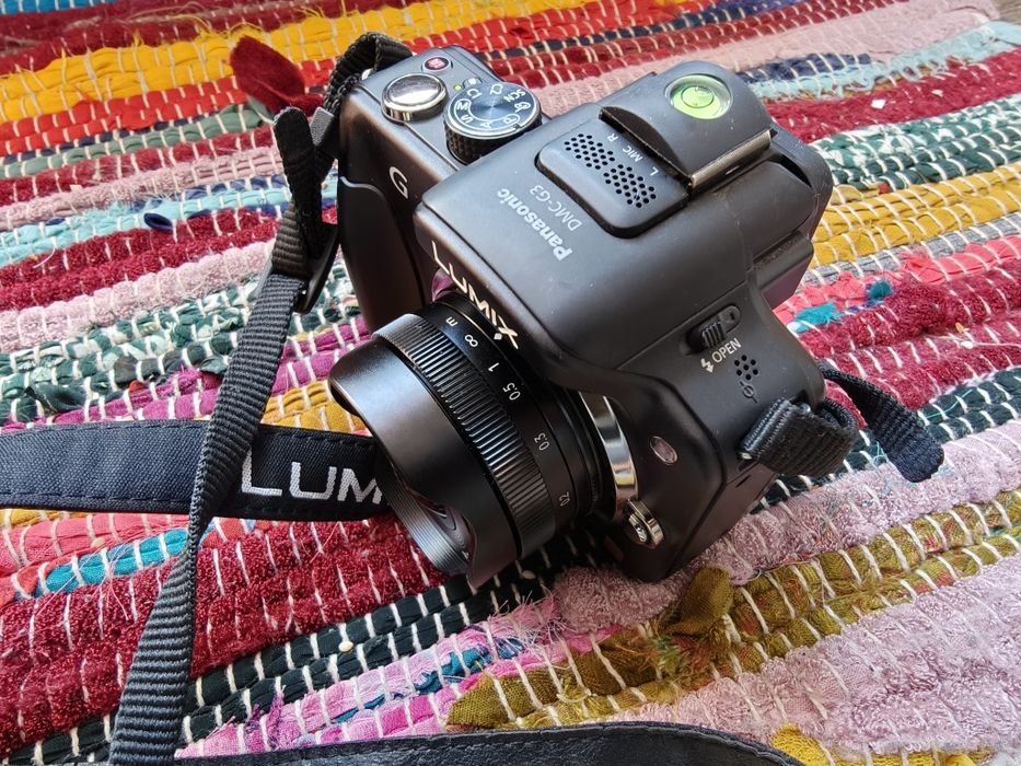 Panasonic Lumix G3 + fisheye обектив F5.6/10mm