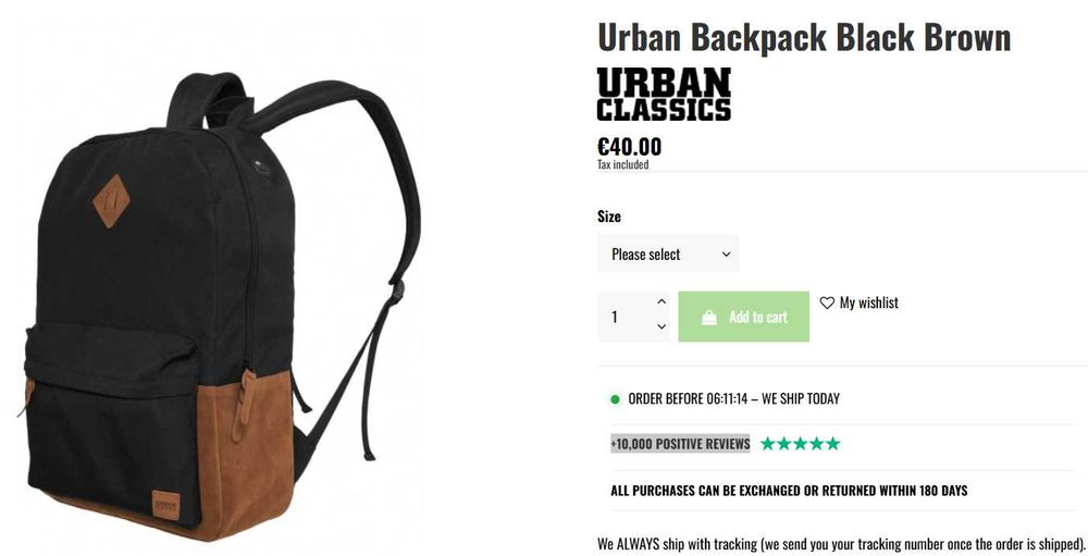 Раница Kappa, Lyle & Scott, Urban Classics