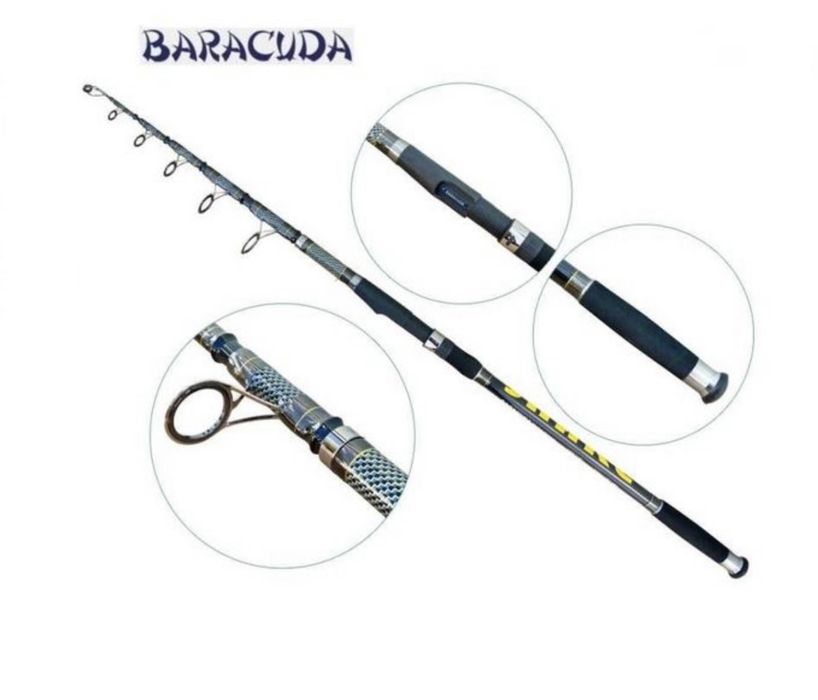 Lanseta fibra de carbon Baracuda Snake Tele Carp 3607