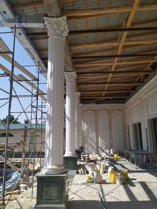 Lepka maxsulotlari gipsovoy lepka fibrabeton kamen uzor fasadni lepka