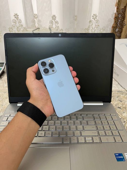 iphone13 pro 128 tali yomks 74 holati idial kar dak yoq garantya bor