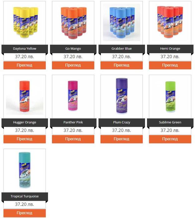 Уникална гумирана боя Plasti Dip / Пласти Дип спрей и боя