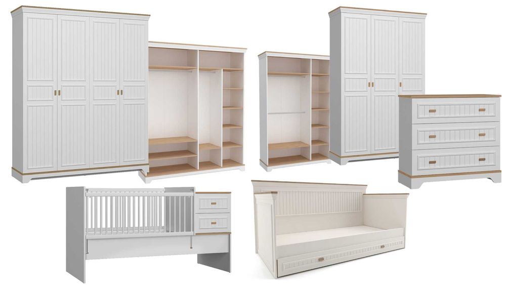 Комплект мебели для новорождённых MONTE BABY (Турция оригинал) Almila