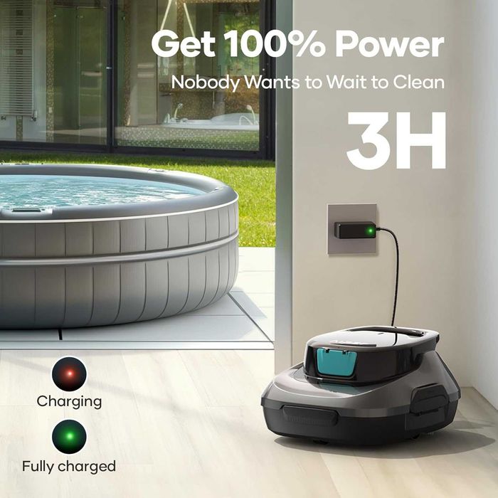 Робот-пылесос чистки для бассейна Aiper Scuba SE Robotic Pool Cleaner!