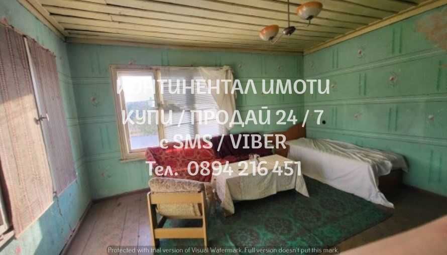 КОД 17216г. Двуетажна тухлена къща 150м2 с двор 700м на асфалт