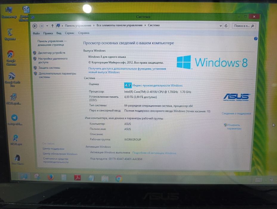 нетбук Asus CORE I3