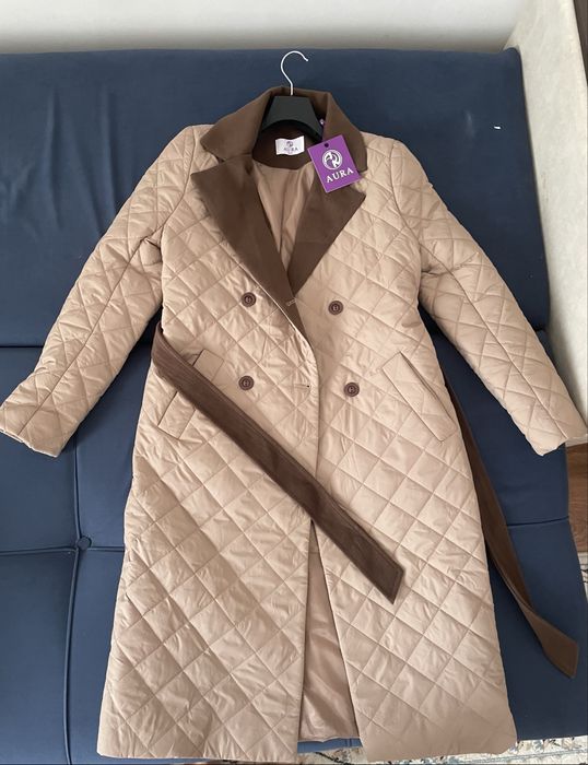 Новое стеганое пальто