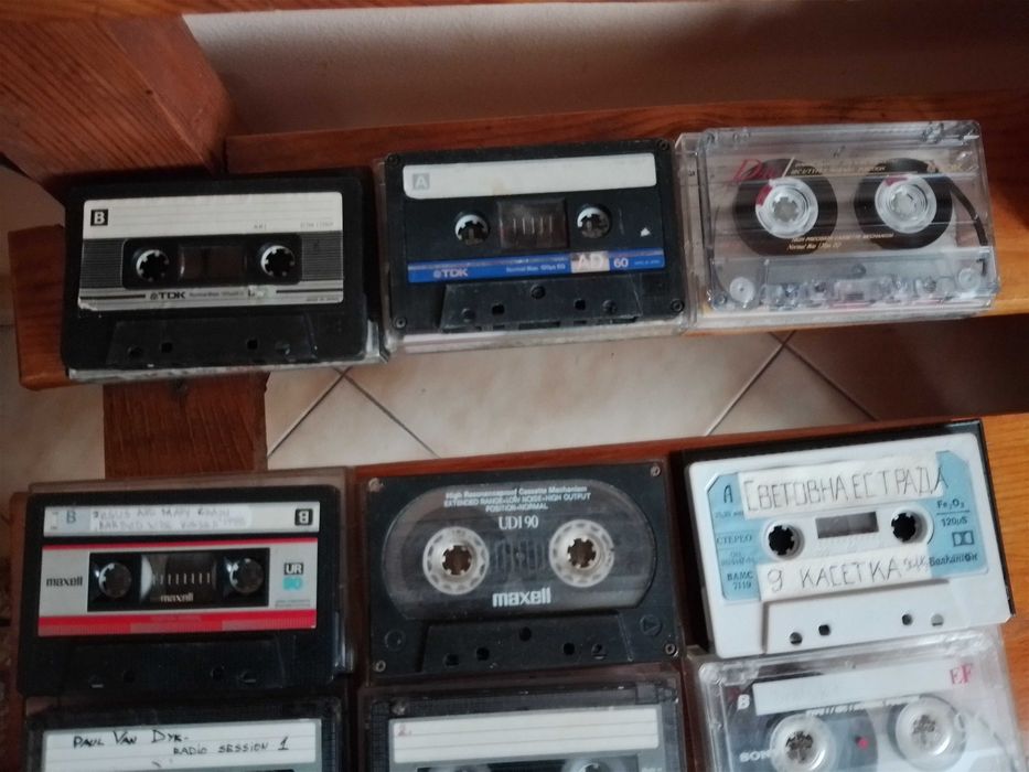 Аудиокасетки TDK, BASF, MAXELL, SONY "12бр х 0,40€=5€"!+Подарък 20бр!