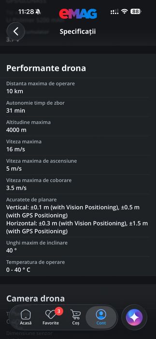 Drona DJI Mini 2 SE