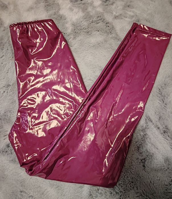 Colanți noi Pull& Bear latex  îmblăniți