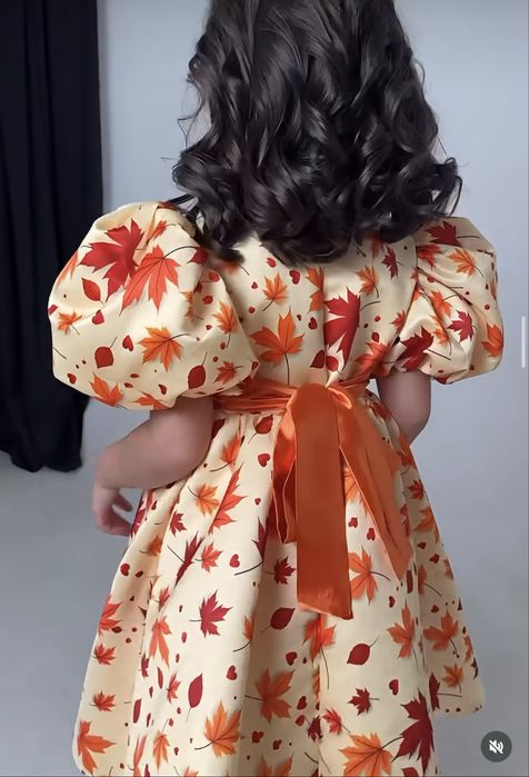 Детское платье на осенний бал