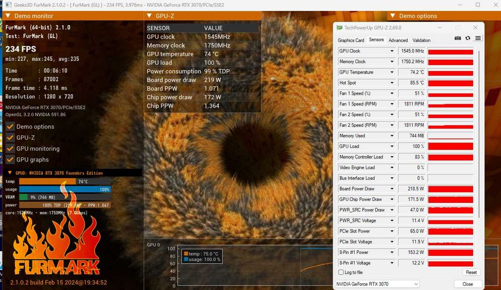 Продавам Nvidia RTX 3070 Founders Edition, RTX 3060TI FE
