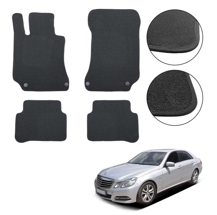 Стелки мокет за Mercedes W212 E-Class – оригинален стил