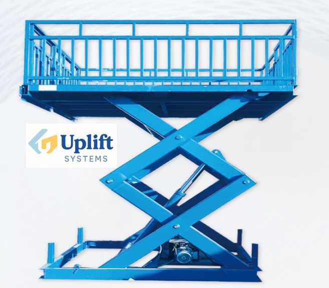 Подъёмник. Стационарный подъемник для погрузки и разгрузки животных.