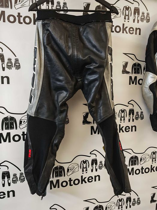 Costum moto piele/textil FLM marime 50/25
