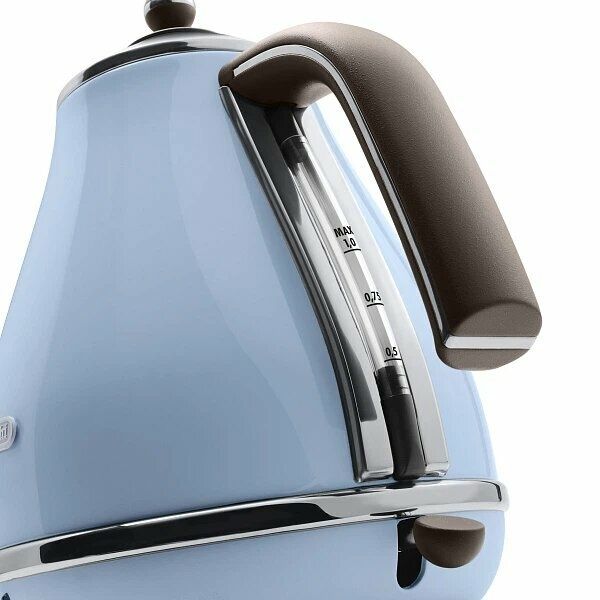 Электрочайник Delonghi Icona KBOV 2001 AZ, нержавеющая сталь, 1,7 л