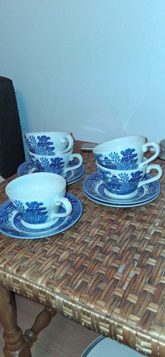 Set cesti englezesc Churchill penttu ceai sau cafea