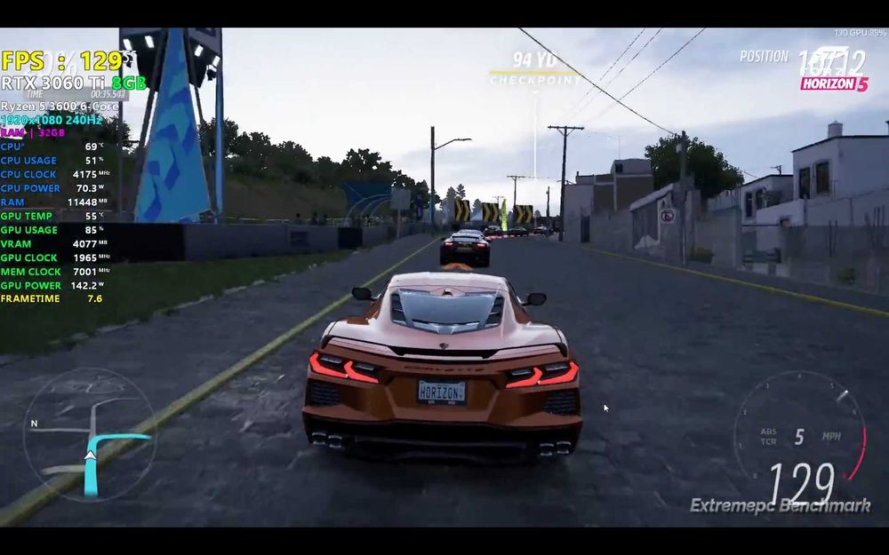 Геймърско PC Ryzen 5 3600 RTX 3060 ti 1TB NVME 1000W PSU