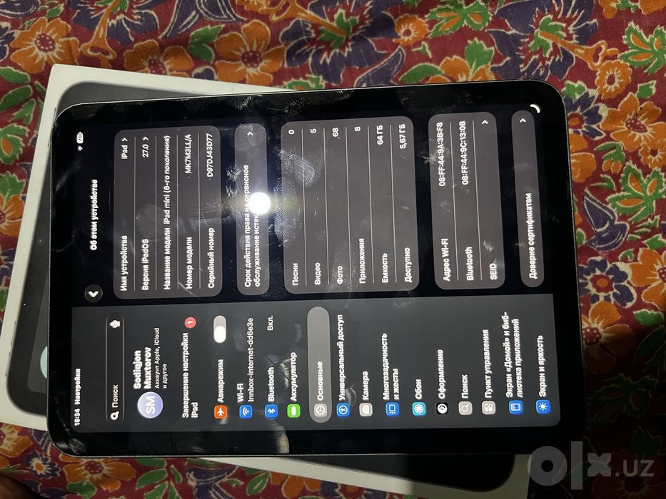 ipad-6mini 64gb LL/A Region