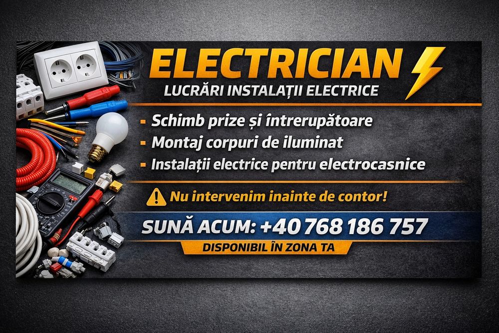 Executam lucrări electrice