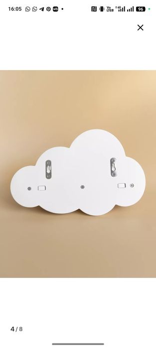 Продам новые полочки в виде облака