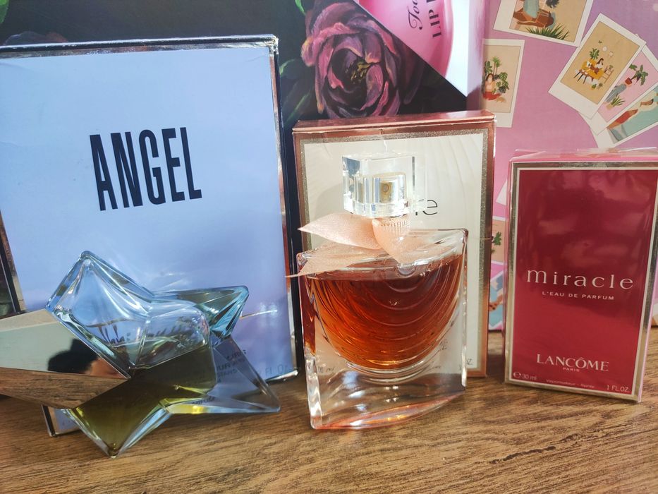 Парфюм Lancome La vie est belle Iris Absolu, Angel Thierry Mugler, Miracle