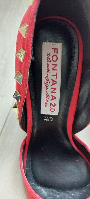 Pantofi stiletto piele naturala