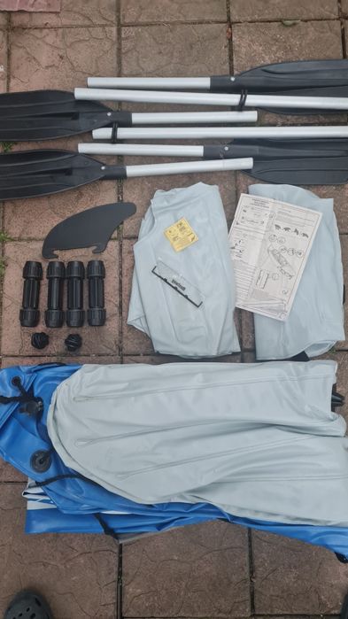 Надуваем каяк за двама - Bestway HYDRO-FORCE RAPID X2 KAYAK - 3,28м/0,88м