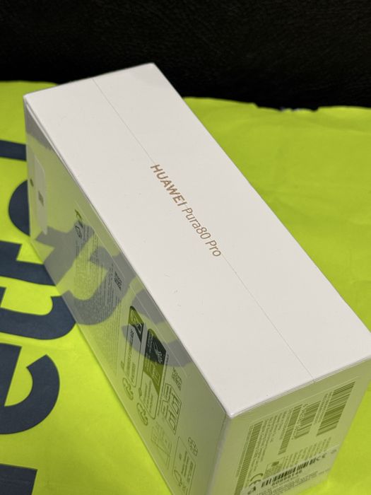 ЗАПЕЧАТАН 512GB Huawei Pura 80 Pro Yettel Гаранция 2029 Black / Черен