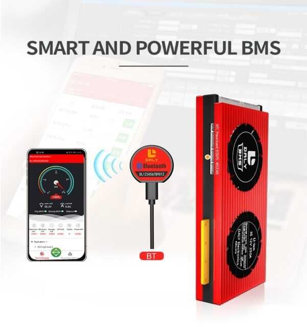 Daly BMS 4S 12V 250A BT - защитна платка за балансирано зареждане