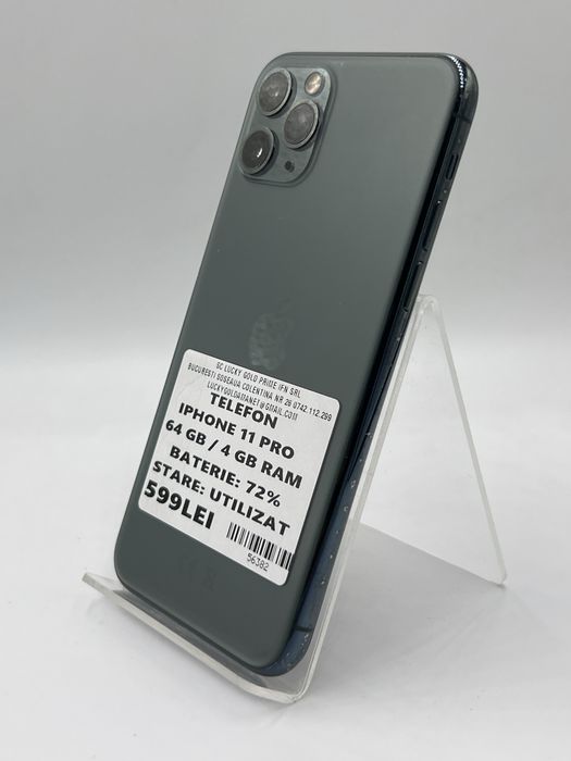 Amanet LuckyGold Colentina / Iphone 11 Pro 64gb/4gb ram 72% baterie #56382