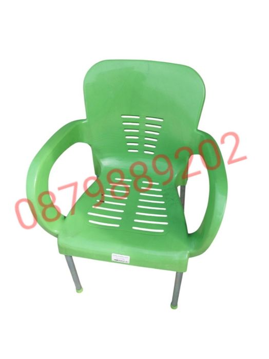 Градински стол с метални крачета