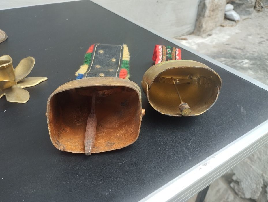 Месингов свещник 3ка, месингов свещник единична , швейцарска хлопка