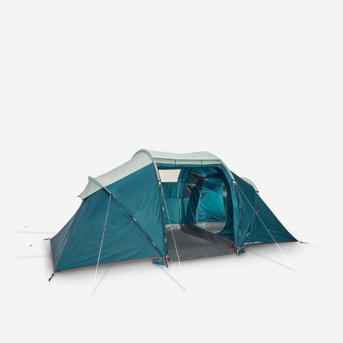 Sigilat Cort camping 4 Persoane 2 Camere structură cu bețe ARPENAZ 4.2