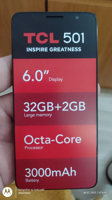 De Vanzare Mobil TCL 501