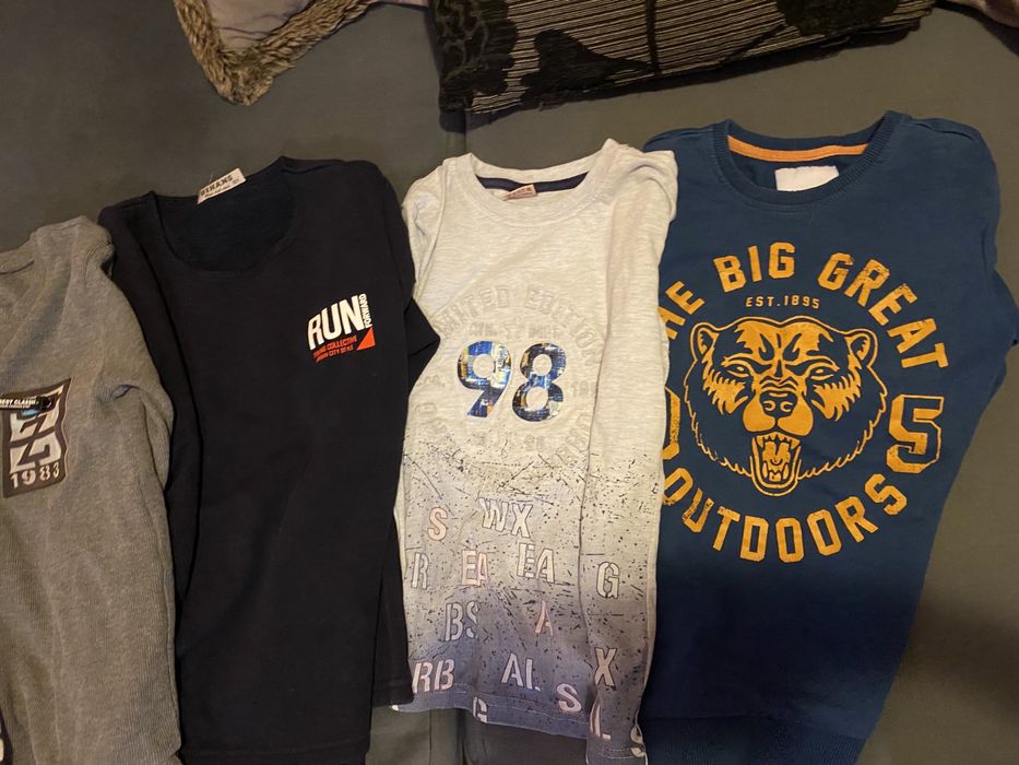 Лот блузи с дълъг ръкав размер 9-10- 134-140