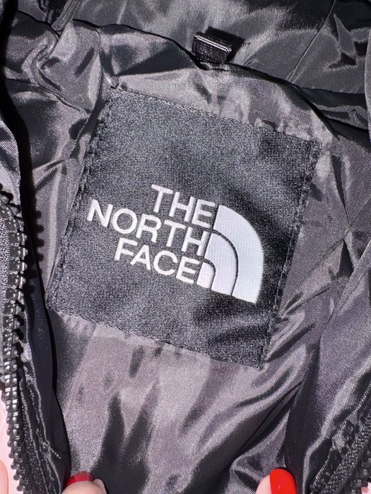 Geacă L The North Face roz rose trandafir fucsia negru neagră Nouă new