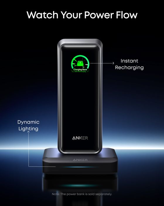 Зарядная база станция для повербанка  Anker Prime (150 Вт, 3 порта)