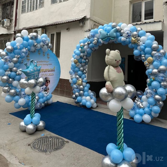 Oformileniya Toshkent ayiqlar xizmati shar bilan bezatish animatorlar
