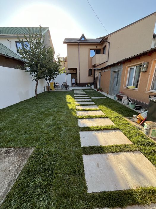 Gazon rulou cu sistem de irigatii